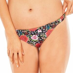 Nicolita Isabella Reversible Bikini Bottom - Spanish Rose - Size XL